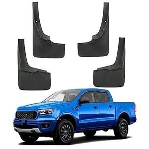 Mud Flaps Splash Guards Compatible With Ford Ranger 2018 - 2023 Front And Rear